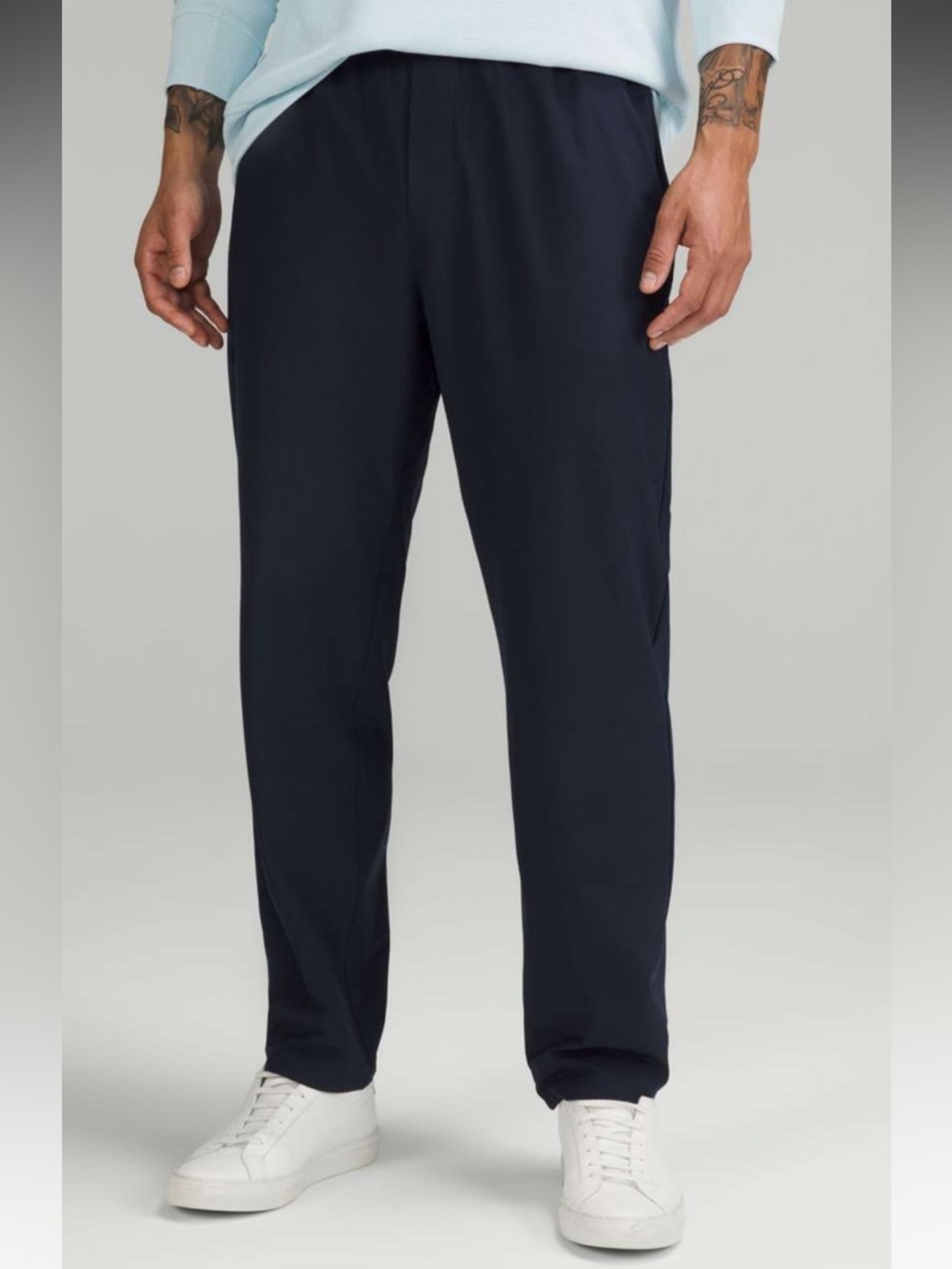Lululemon ABC Pull-On Straight Leg Pant True Navy short inseam 27” Size XL
